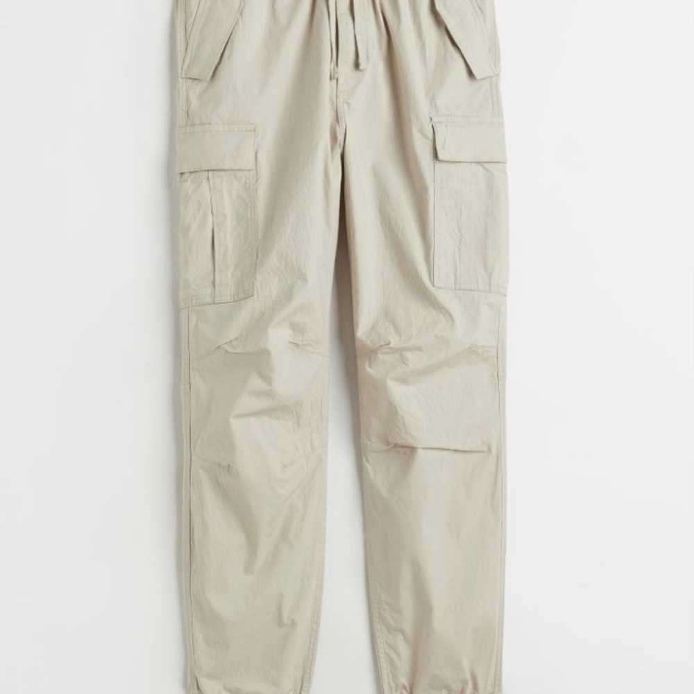 H&M Beige Cargo Pants